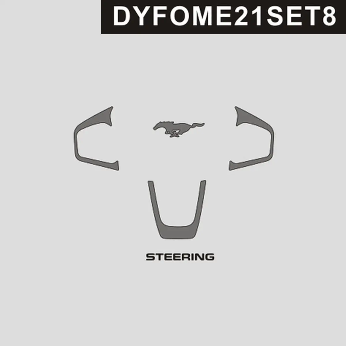 Dynacarbon™️ Carbon Fiber Steering For Ford Mustang Mach E 2021-2026 1