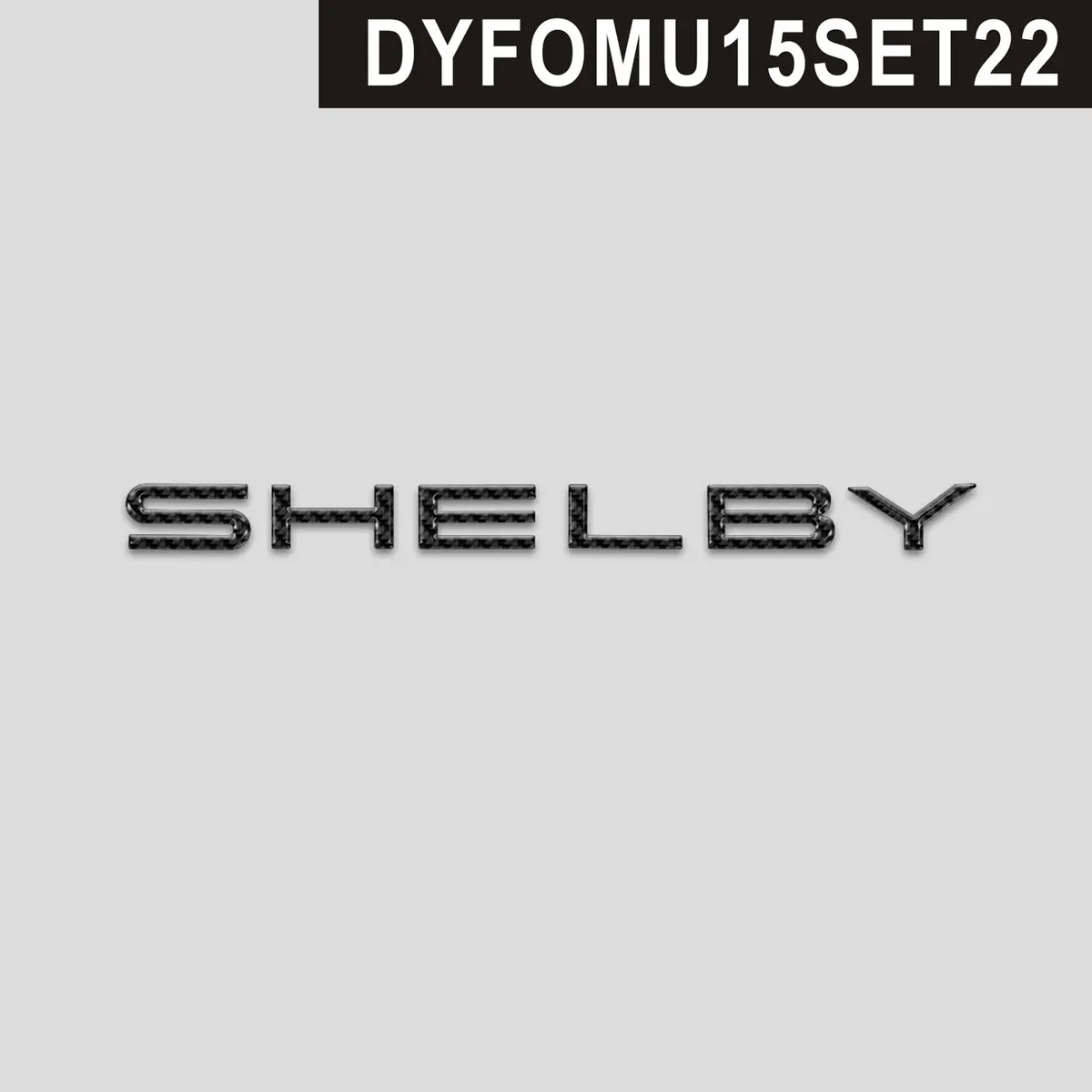 Dynacarbon™️ Shelby Logo For Ford Mustang Shelby Front Bumper 2015-2023 1