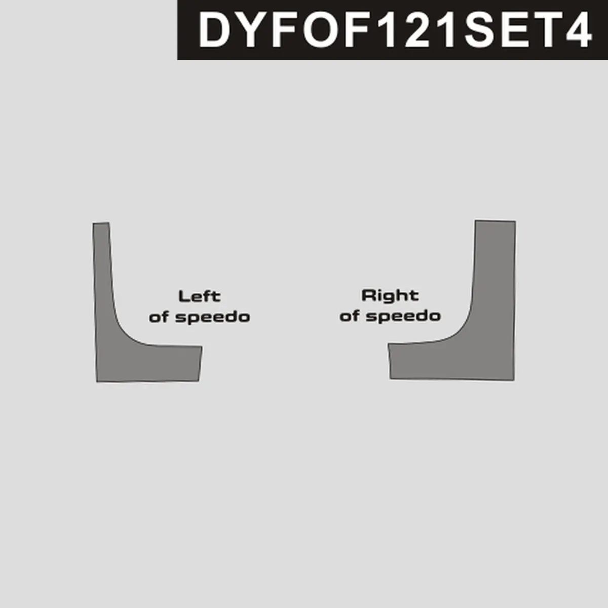 Dynacarbon™️ Carbon Fiber Left And Right Speedometer Trim For Ford F-150 2021-Up 1