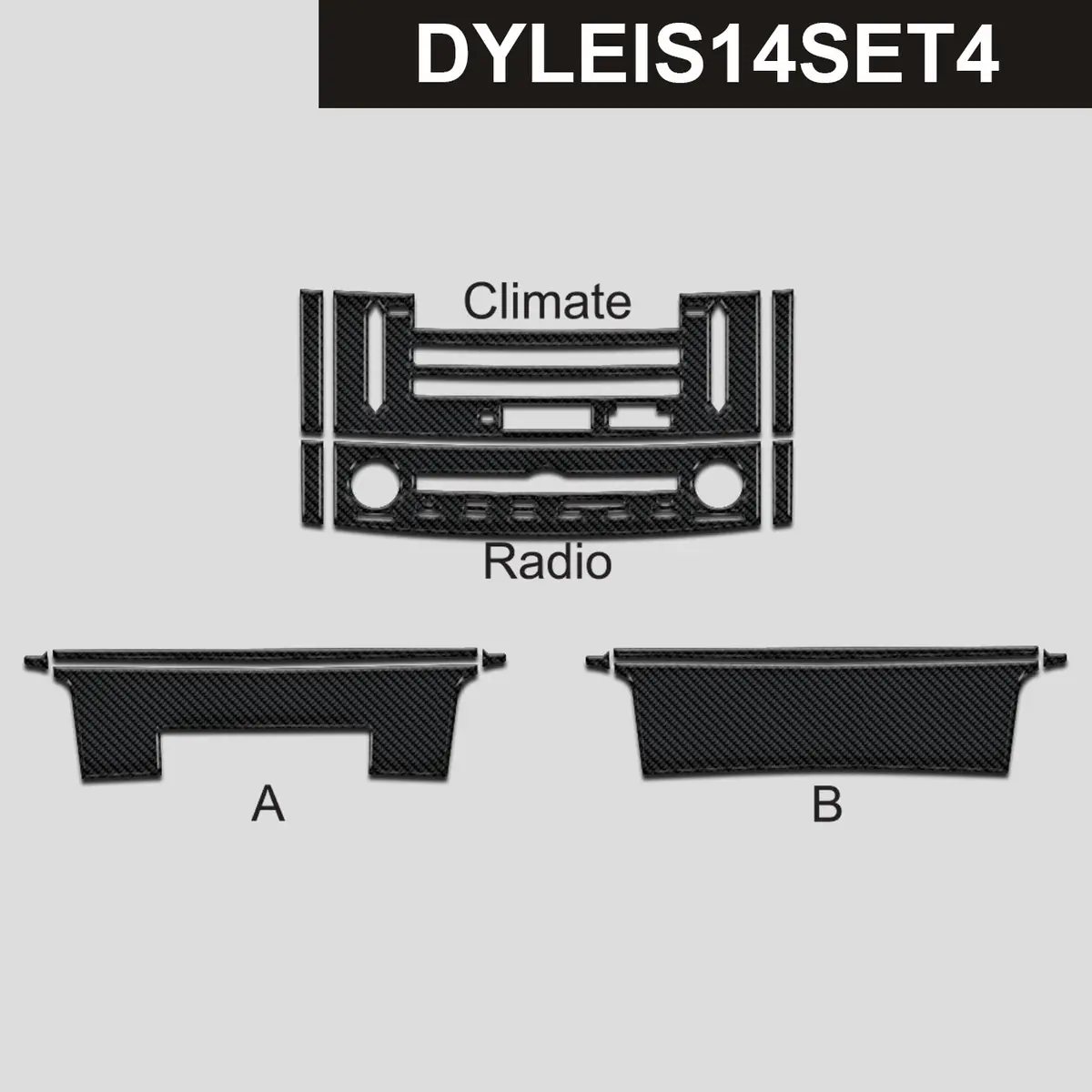 Dynacarbon™️ Carbon Climate And Infotainment For Lexus Is 2014-2020 1