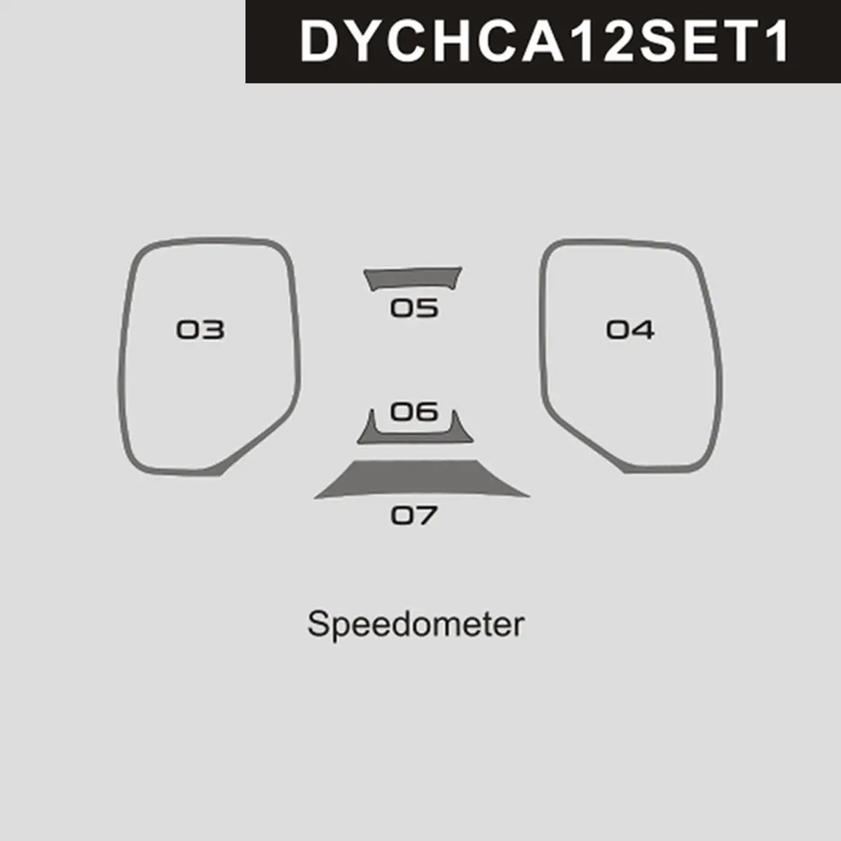 Dynacarbon™️ Carbon Speedometer Gauges Trim For Chevrolet Camaro 2012-2015 1