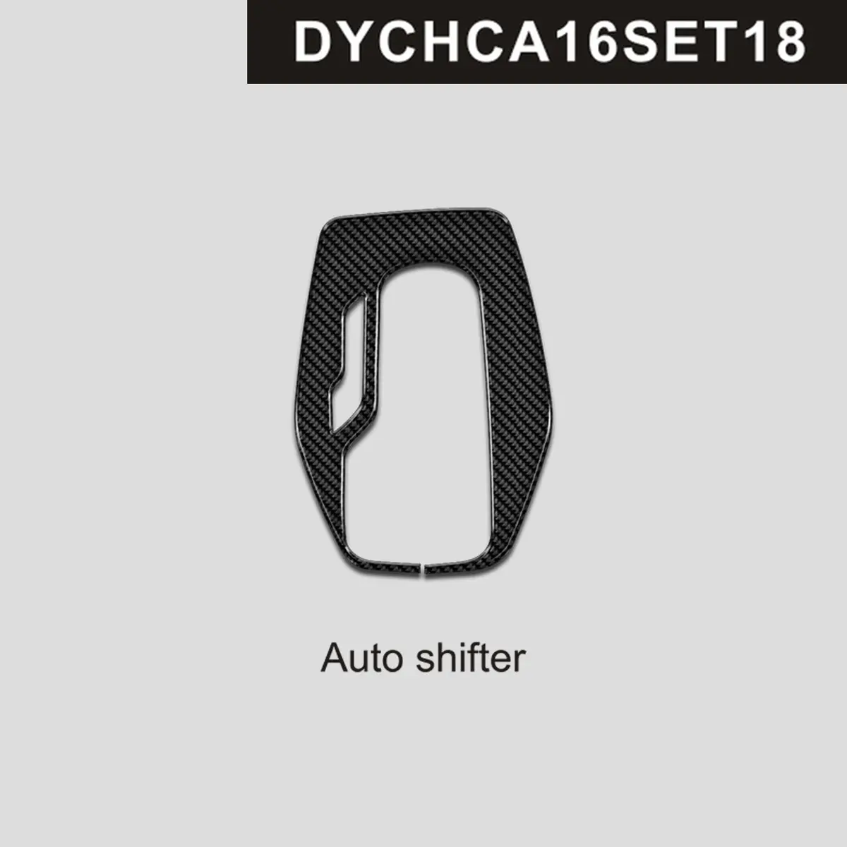 Dynacarbon™️ Carbon Fiber Auto Shifter Plate For Chevrolet Camaro 2016-2023 1