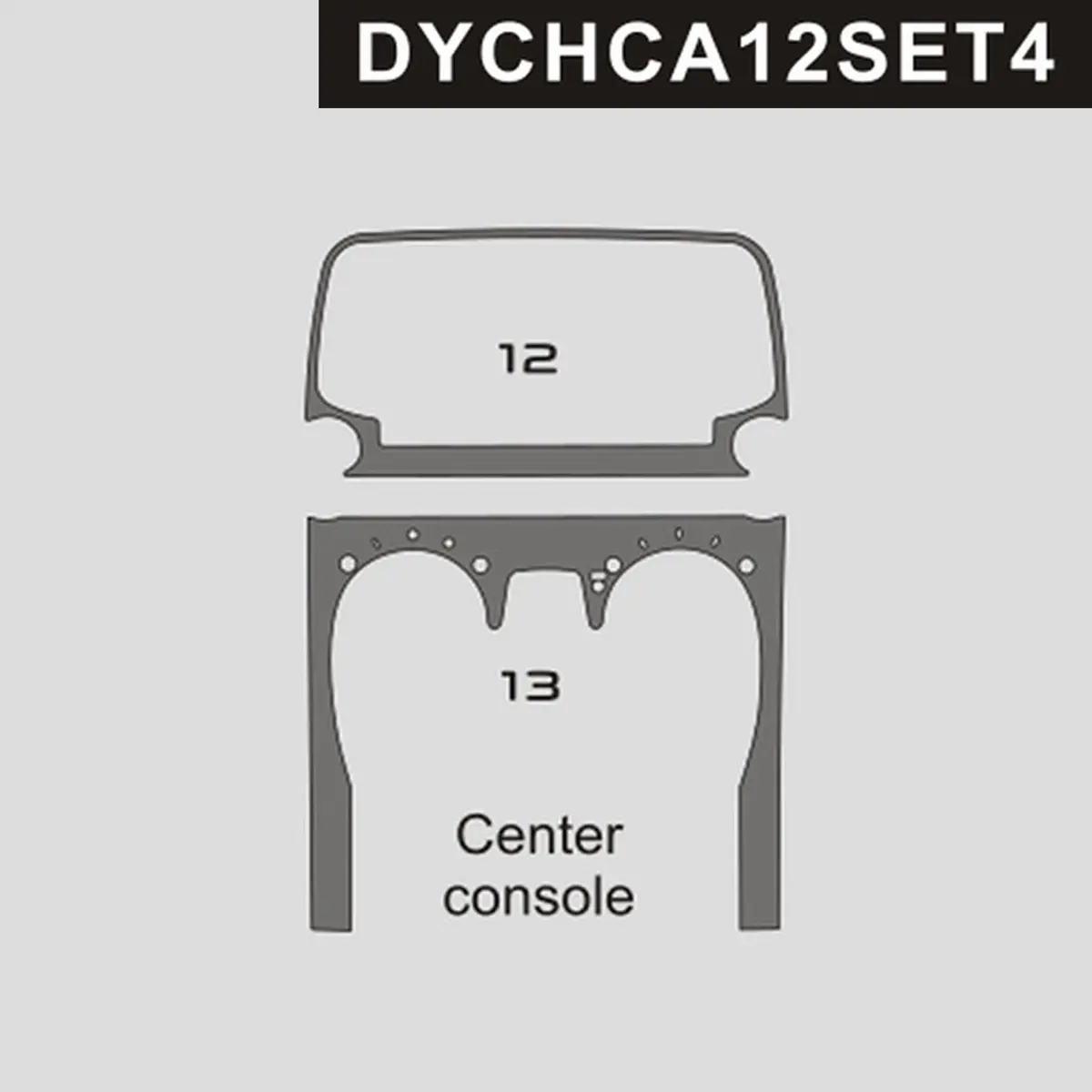 Dynacarbon™️ Carbon Screen And Climate Control Trim For Chevrolet Camaro 2012-2015 1