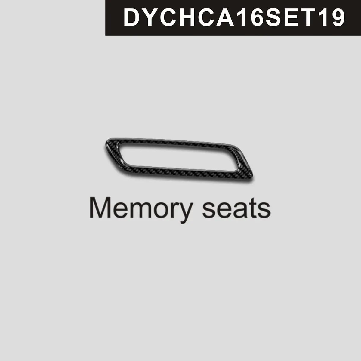Dynacarbon™️ Carbon Fiber Memory Seats For Chevrolet Camaro 2016-2023 1