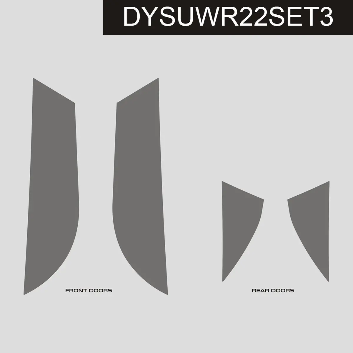 Dynacarbon™️ Carbon Door Kick Panels For Subaru Wrx 2022-2024 1