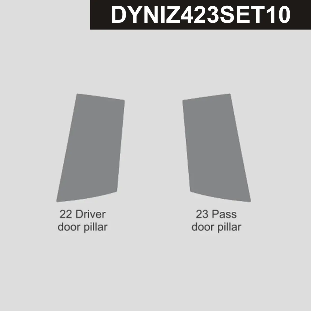 Dynacarbon™️ Carbon Fiber Exterior Door Pillars Trim Nissan Z 2023-2026 1