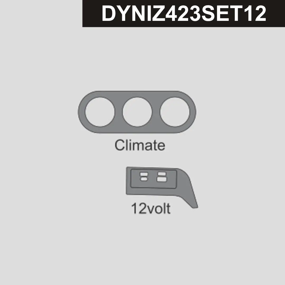 Dynacarbon™️ Carbon Fiber Climate Control And 12 Volt Trim Nissan Z 2023-2026 1