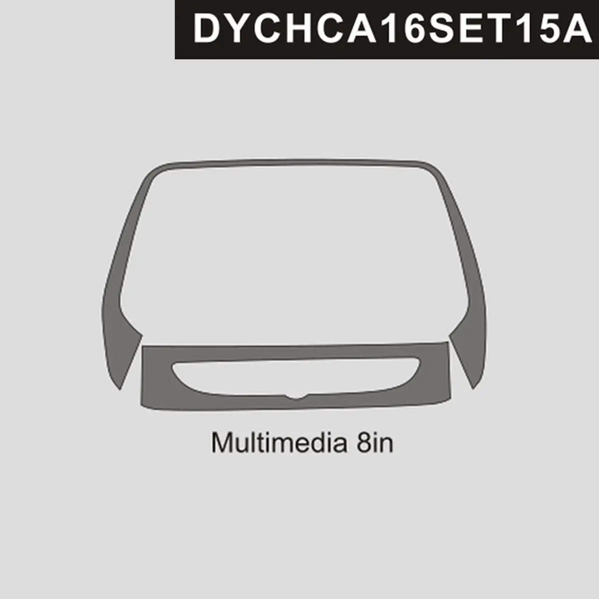 Dynacarbon™️ Carbon Fiber Multimedia Screen For Chevrolet Camaro 2016-2023 1