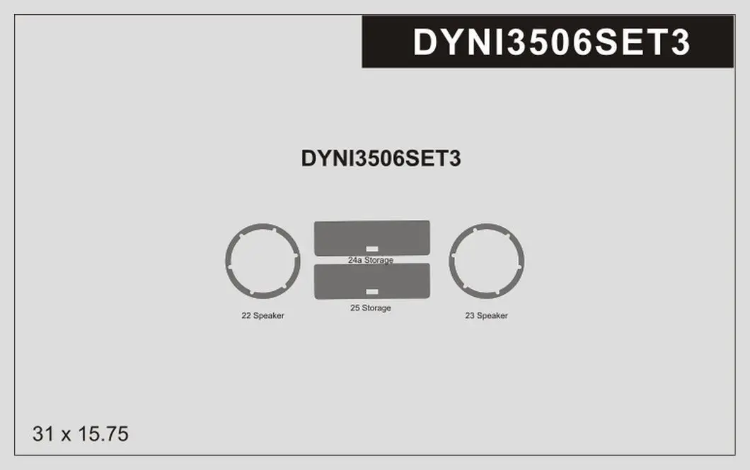 Dynacarbon™ Side Rear Storage Trims For Nissan 350Z 2006-2009 2