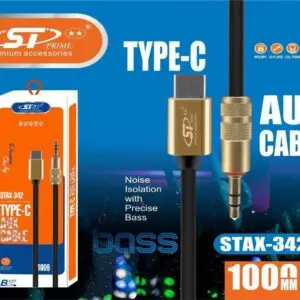 Dealsplant Type – C To  Aux 3.5Mm  Cable  1M – Stax-342 1