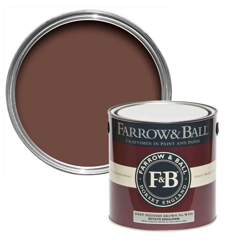 Farrow & Ball - Deep Reddish Brown No. W101 5