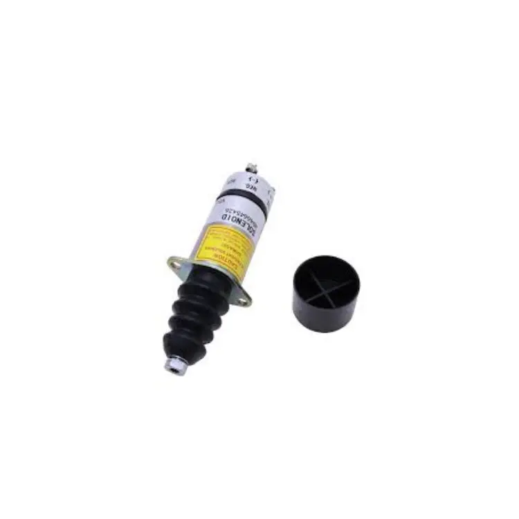 Diselmart 12V 1500-2003 1502-12D6u1b2s1 Diesel Fuel Stop Solenoid For Woodward With 2 Terminals 1
