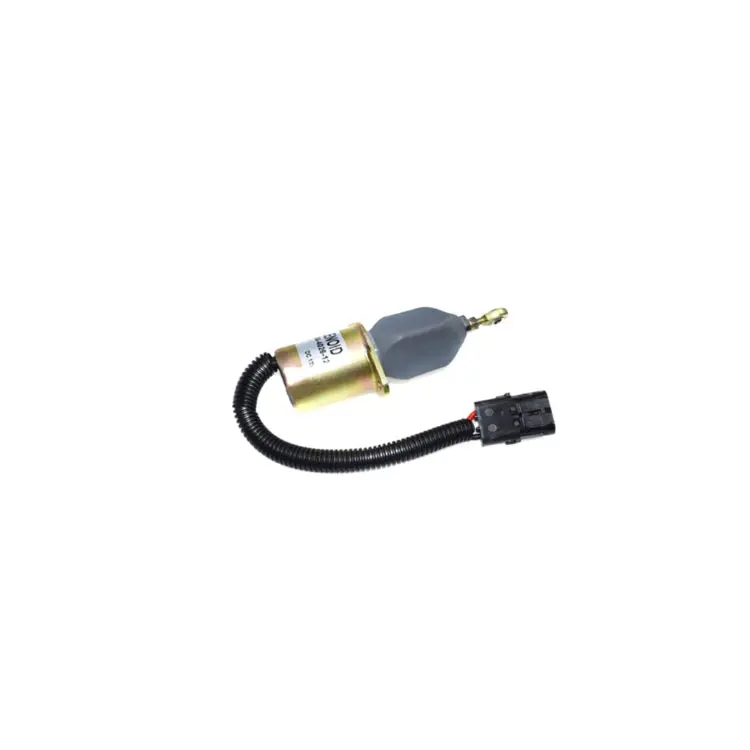 Diselmart 12V 1753Es-12A6uc3b1s1 New Fuel Shut-Off Solenoid Fits For Cummins Yanmar Kubota 1