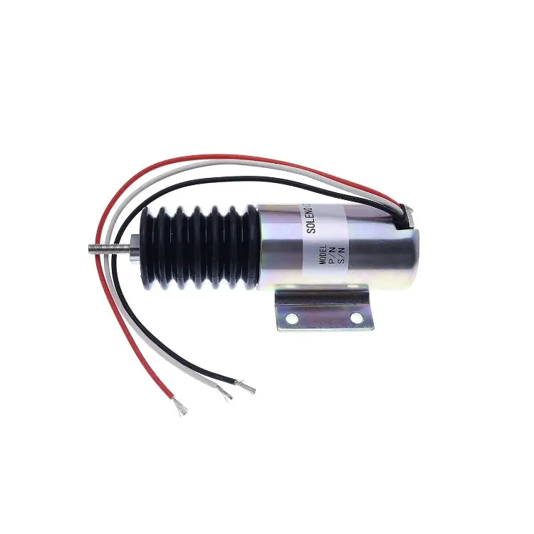 Diselmart 12V 7020167 Fuel Stop Solenoid Valve 3 Wires Fits For Jlg M400a M600j M600jp M3369 M4069 1
