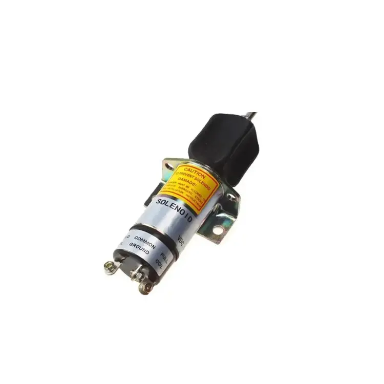 Diselmart 12V Sa-5172-12 1502Es-12C3u1b2s1 Fuel Stop Solenoid Valve With 3 Terminals Fits For Woodward 1