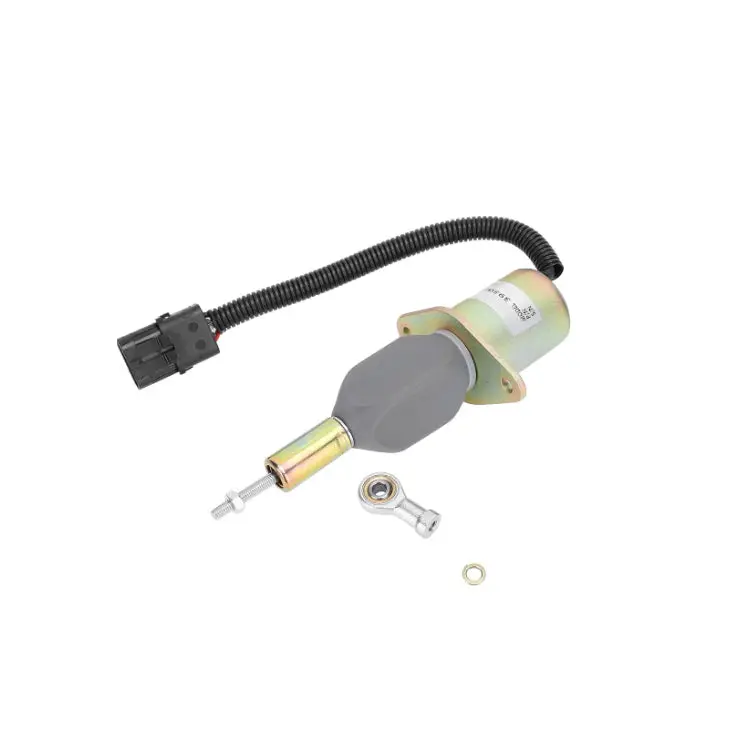 Diselmart 24V 232C-1115030 New Fuel Shutdown Solenoid Valve Fits For Yuchai Diesel Engine 6112 1