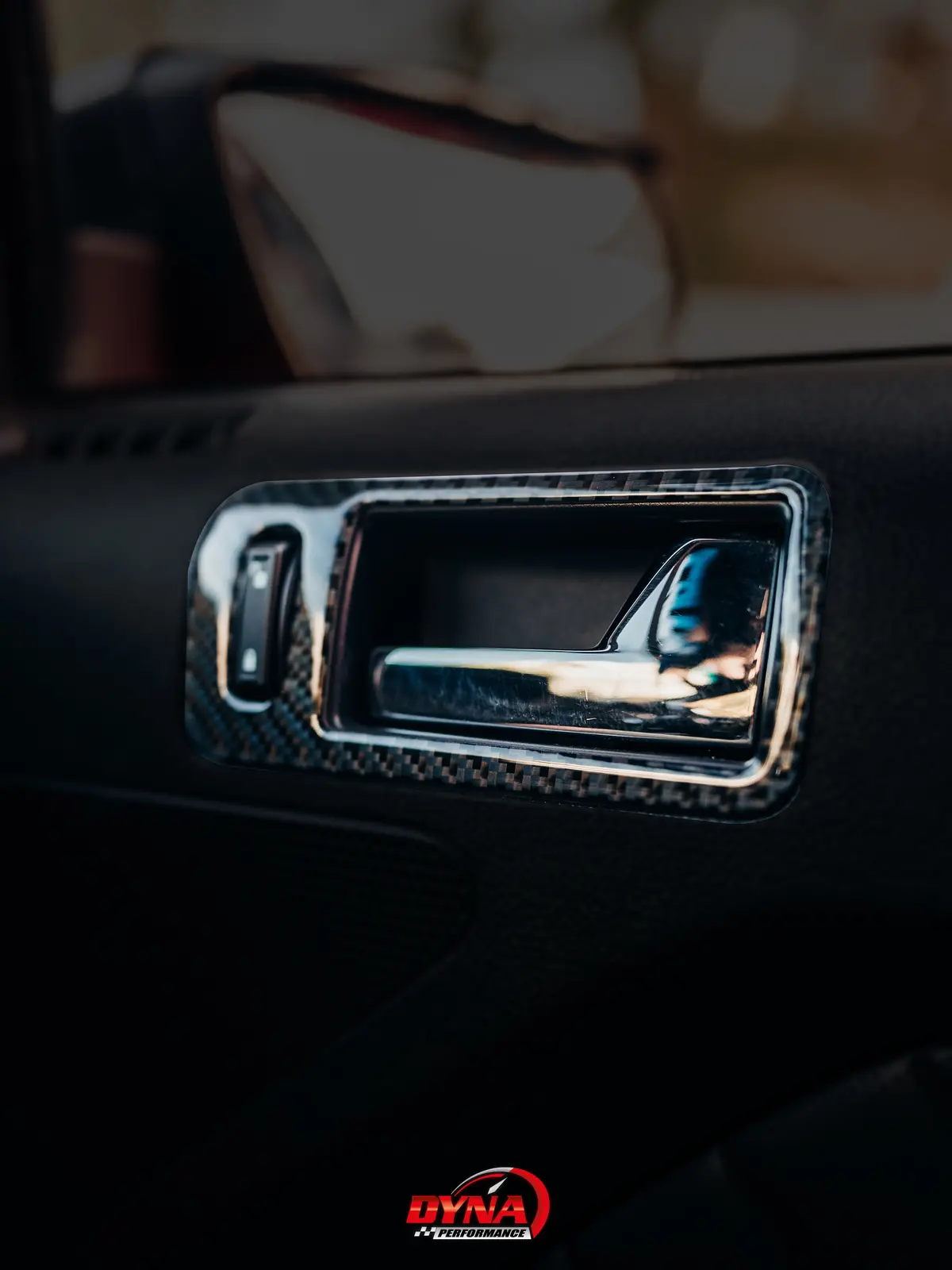 Dynacarbon™ 2 Pcs Door Handle Trim For Ford Mustang 2010-2014 1