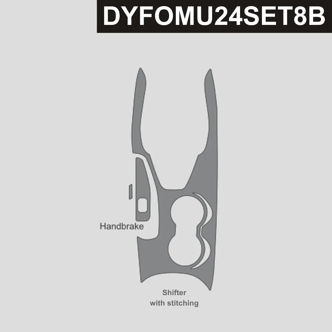 Dynacarbon™ Carbon Lhd Full Center Console Shifter Trim For Ford Mustang 2024-2026 13