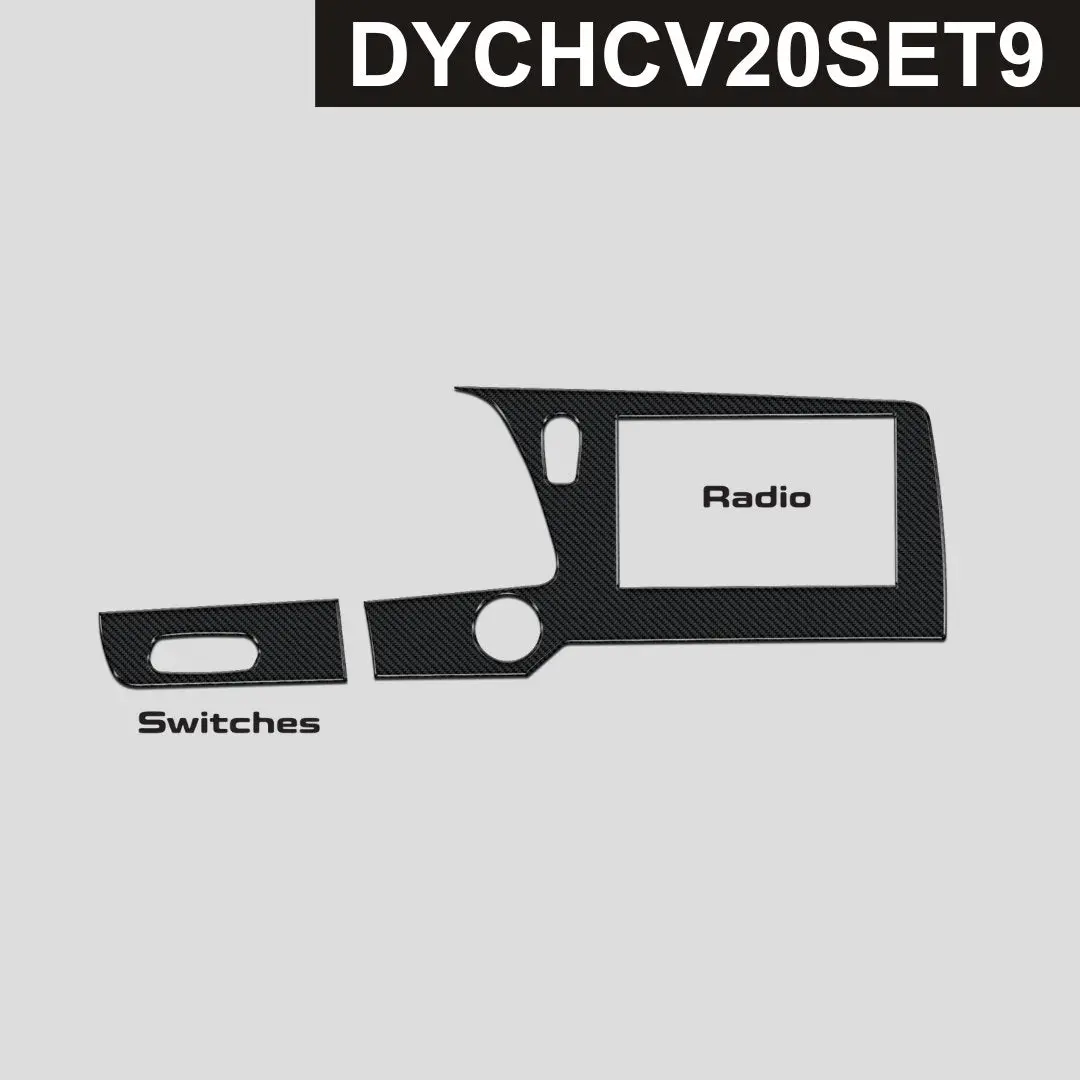 Dynacarbon™️ Carbon Infotainment For Chevrolet Corvette 2020-2025 1
