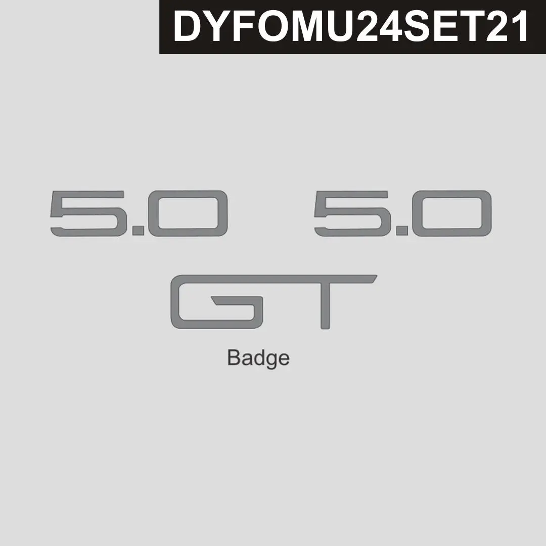 Dynacarbon™ Carbon Exterior Logo Performance Package Kit For Ford Mustang 2024-2026 1