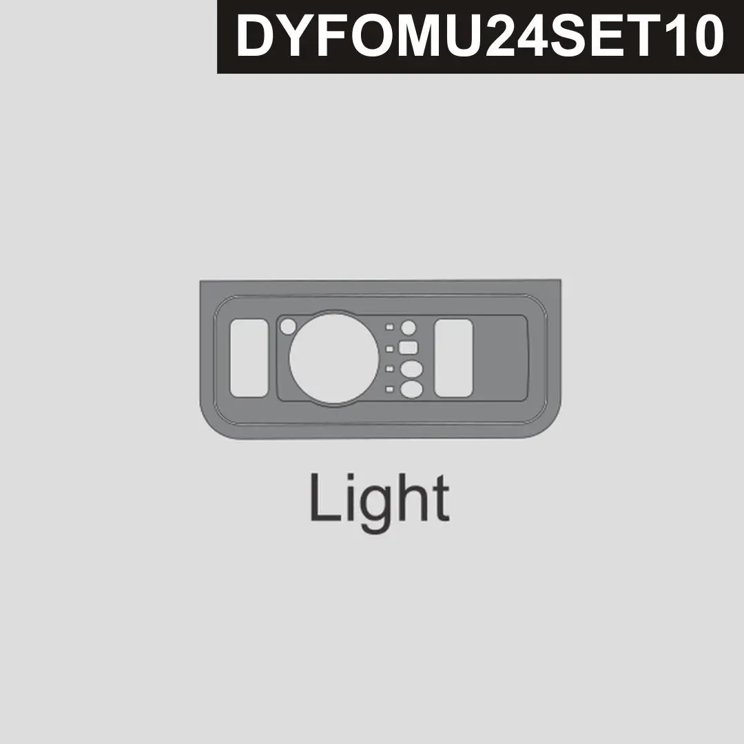 Dynacarbon™ Carbon Headlight Switch Frame For Ford Mustang 2024-2026 1