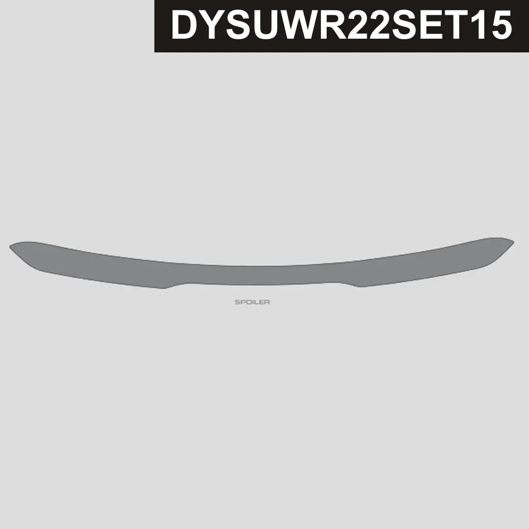Dynacarbon™ Carbon Spoiler Subaru Wrx 2022-2024 1