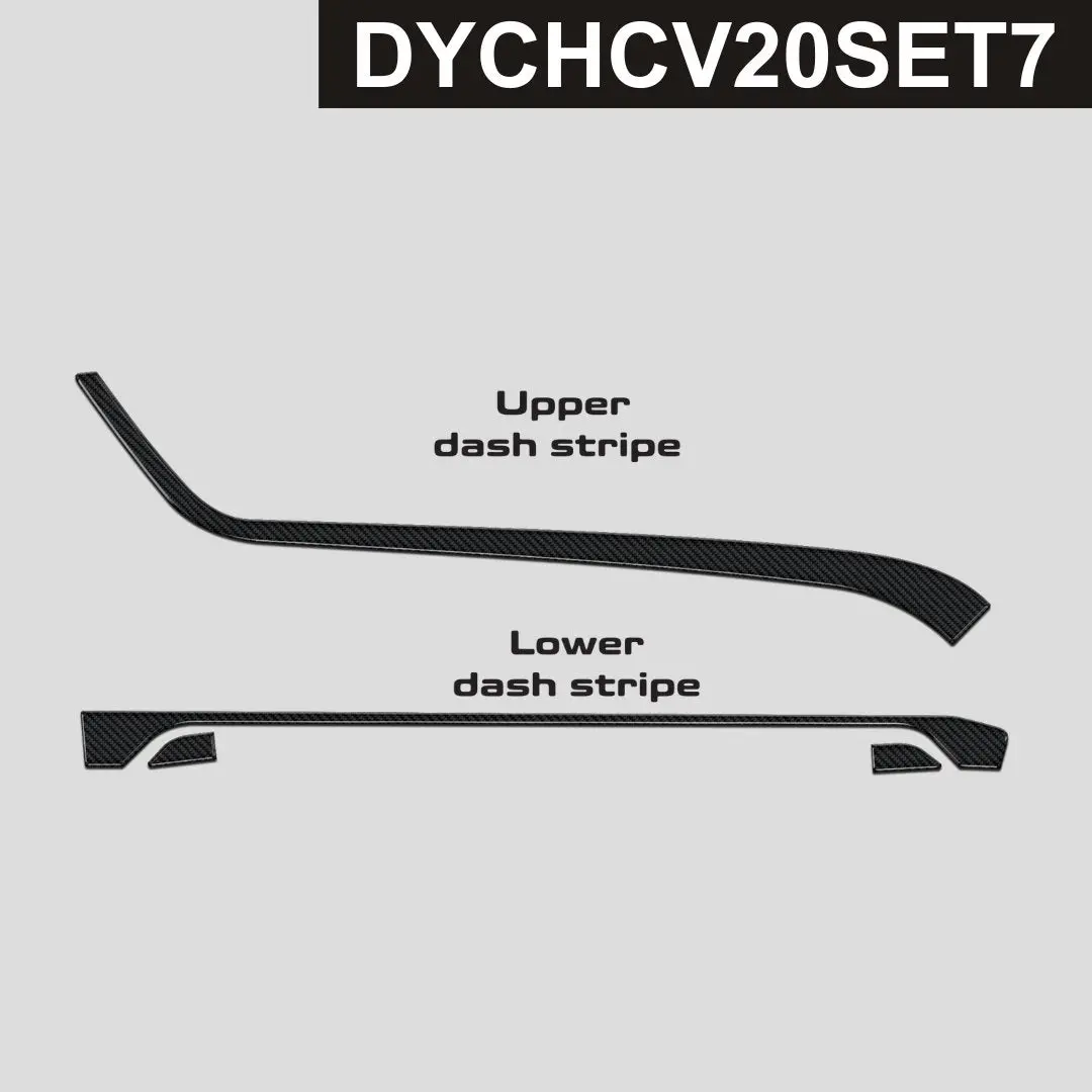 Dynacarbon™️ Carbon Console Switches And Upper Trim For Chevrolet Corvette 2020-2025 1