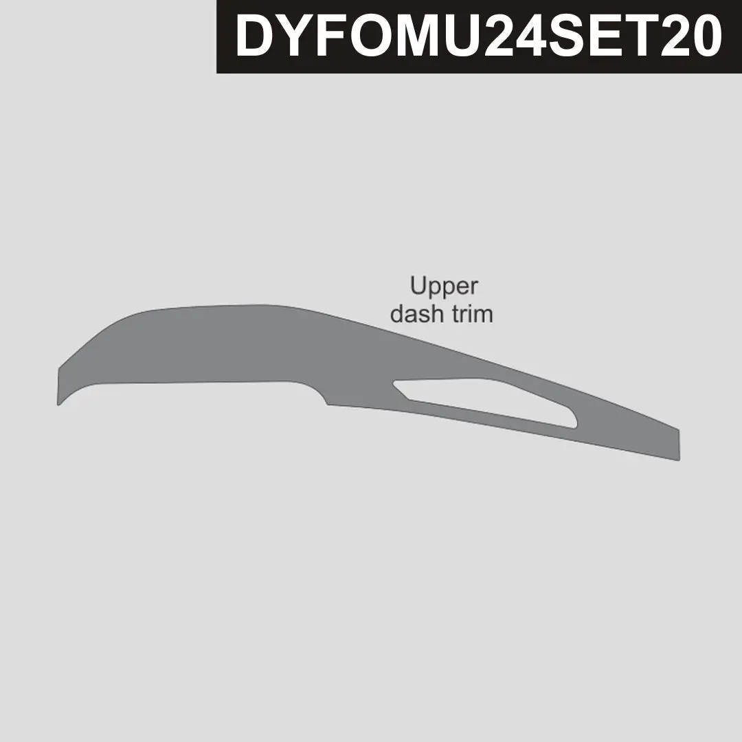 Dynacarbon™ Carbon Behind Screen Trim For Ford Mustang 2024-2026 1