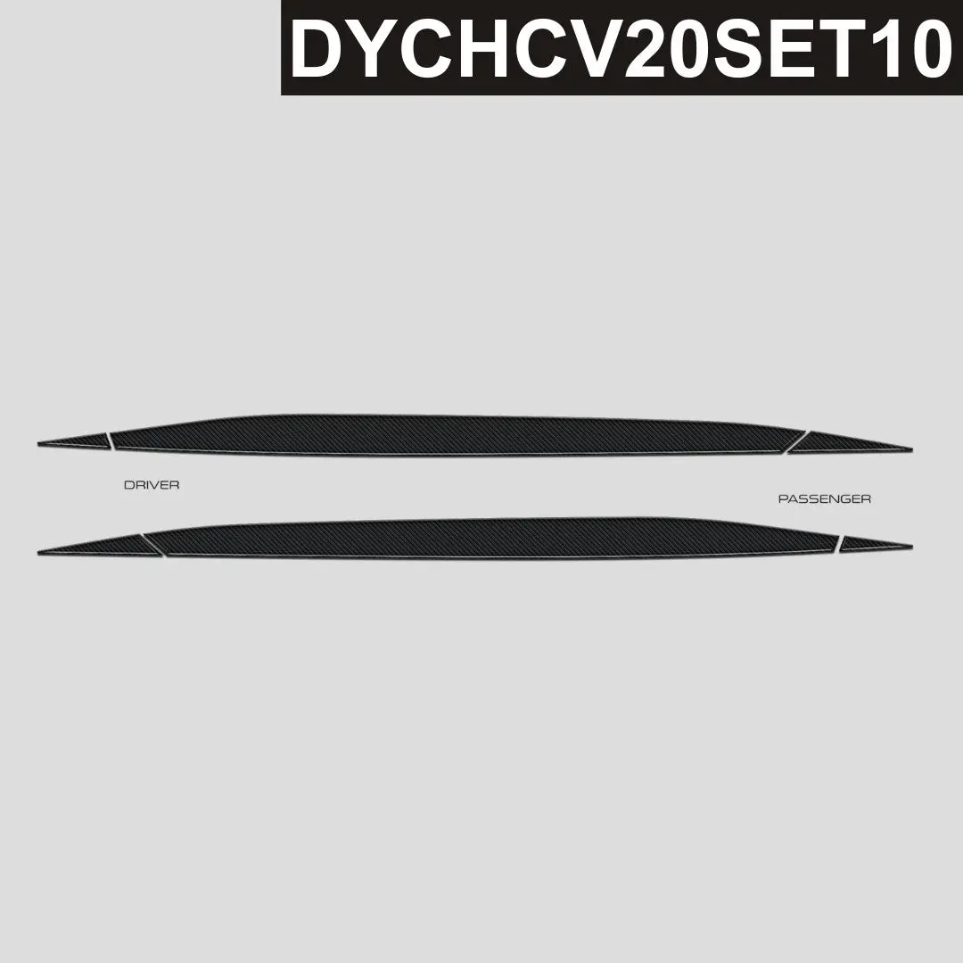Dynacarbon™️ Carbon Rocker Panels Chevrolet Corvette 2020-2025 1