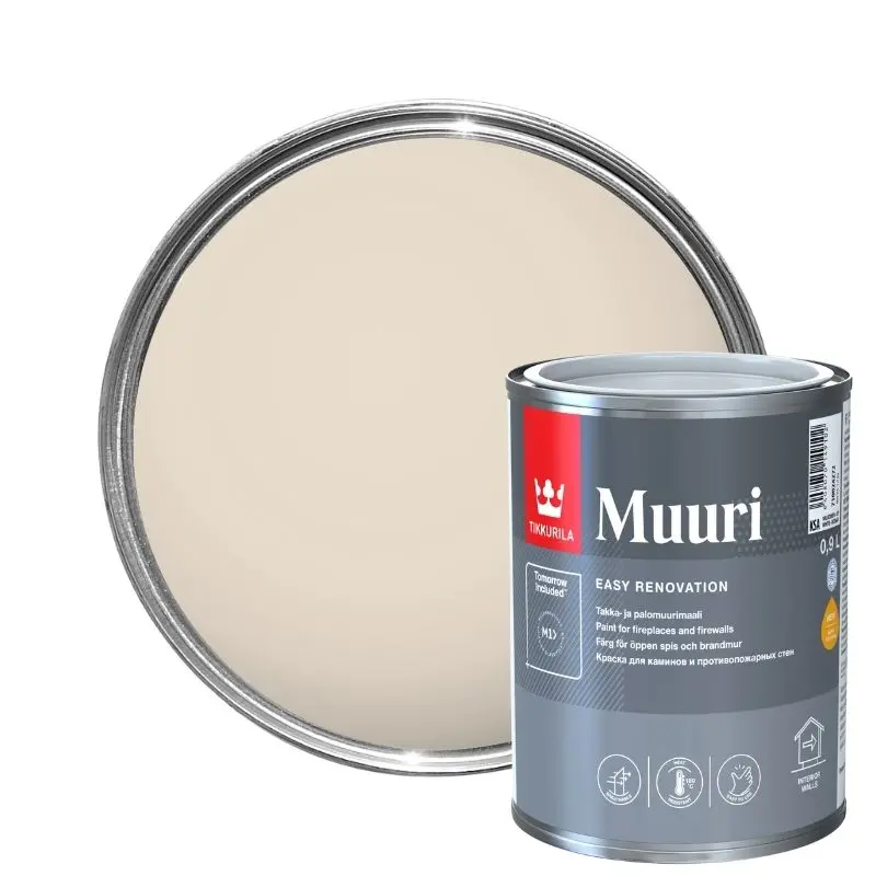 Tikkurila Muuri Heat-Resistant Fireplace & Firewall Paint - Image 22