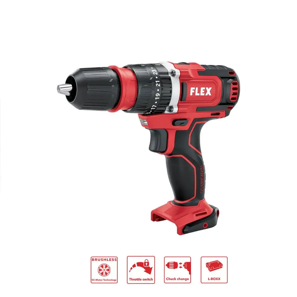 Flex Pd 2G 12 Ec 2 Speed Cordless Percussion Drill 12V 1