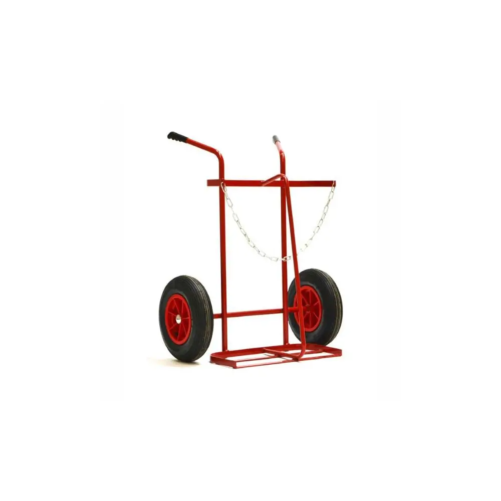 Large Gas Trolley- Pneumatic Wheels 1