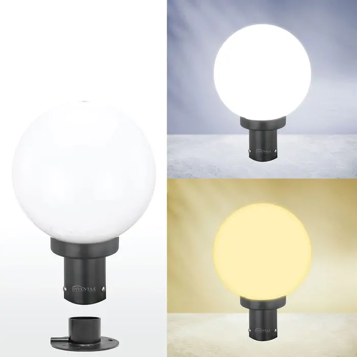 Inventaa Globe Pc 18 W Led Gate Light For Outdoor Pathway With 1 Year Bulb Replacement Warranty 1