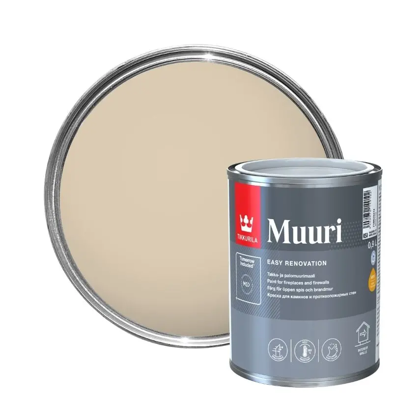 Tikkurila Muuri Heat-Resistant Fireplace & Firewall Paint - Image 23