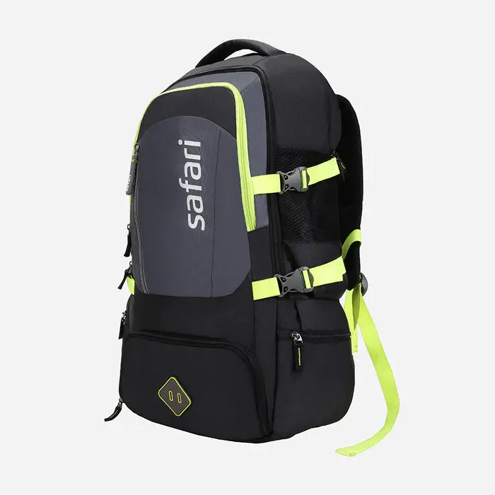 Safari Hulk 50L Black Overnighter Travel Backpack With Laptop Compartment 1