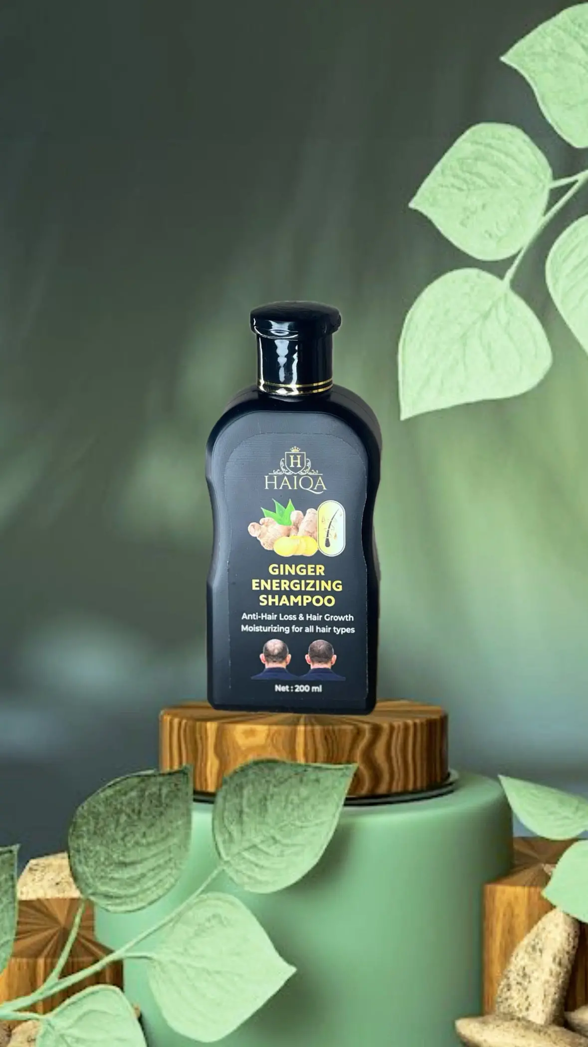 Haiqa Ginger Energizing Shampoo-200Ml 1