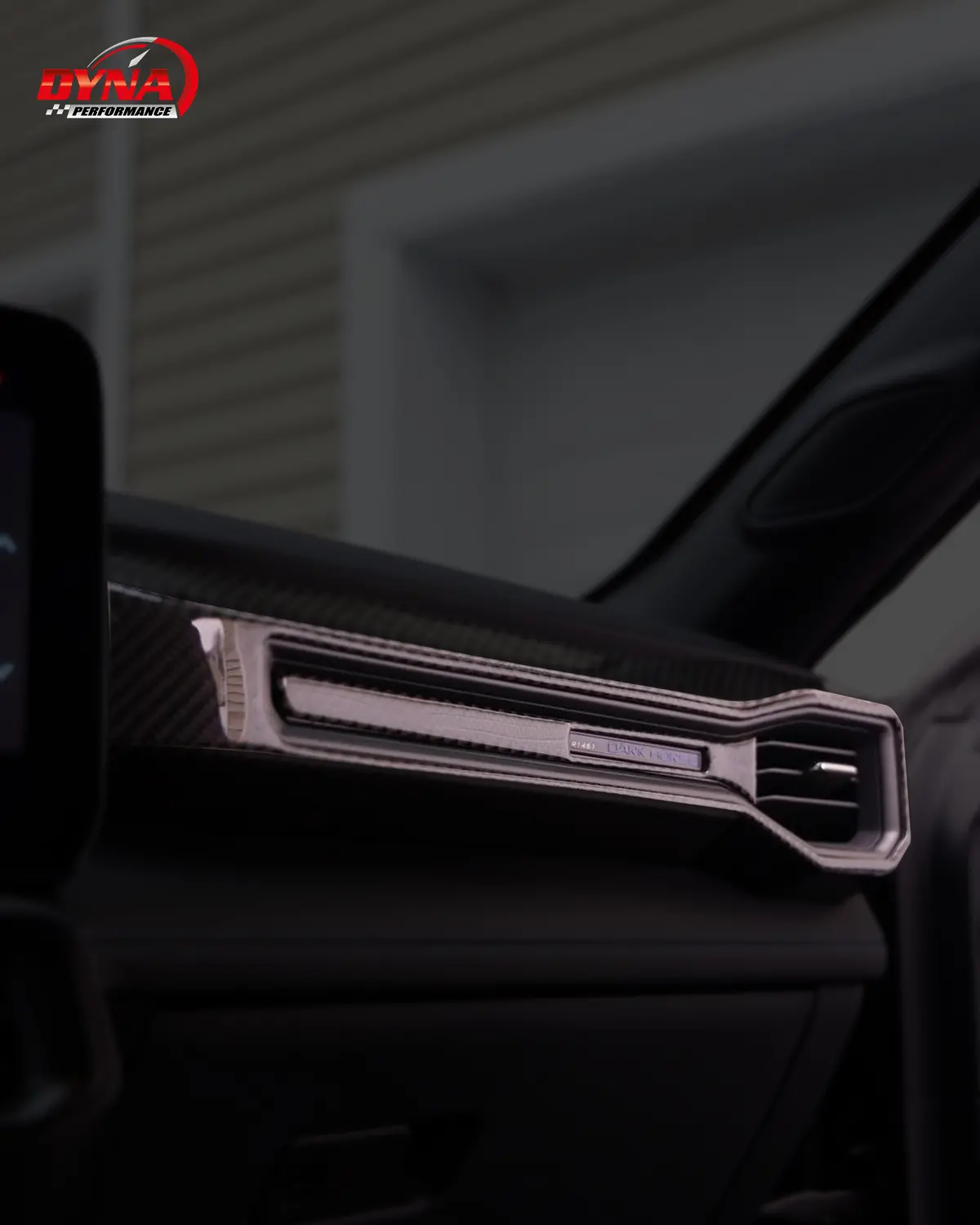 Dynacarbon™ Carbon Dash Vents Trim Kit For Ford Mustang 2024-2026 1