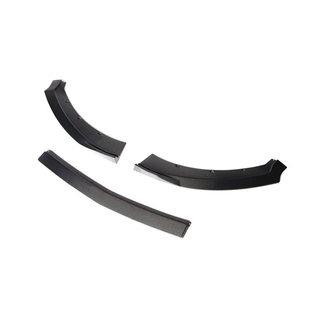 Dynacarbon™️ Carbon Fiber 3 Pcs Front Lip For Ford Mustang Gt Coupe 2015-2017 (Fits All Gt And Ecoboost Models) 1