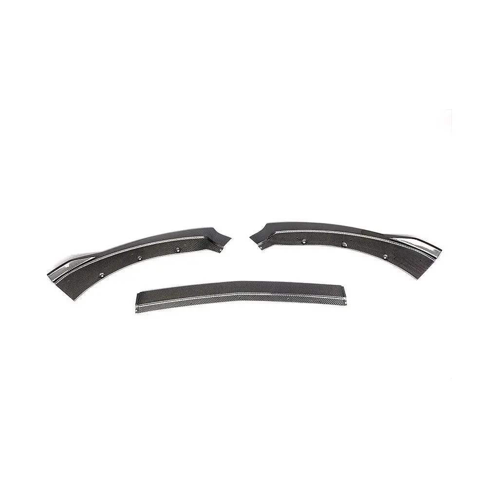 Dynacarbon™️ Carbon Fiber 3 Pcs Front Lip For Ford Mustang Gt Coupe 2015-2017 (Fits All Gt And Ecoboost Models) 3