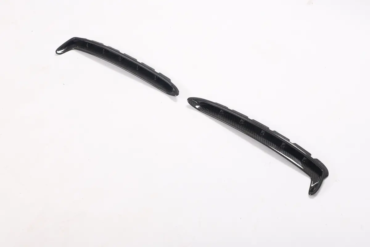 Dynacarbon™️ Carbon Fender Vent Air Outlet Trim For Ford Mustang (Fits All Models) 2018-2023 1