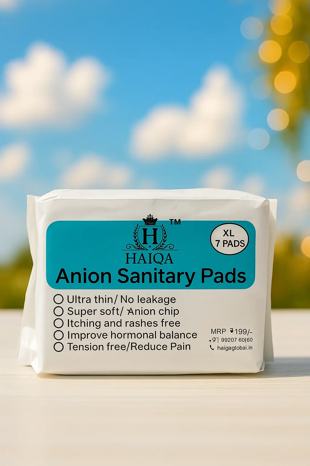 Haiqa Anion Sanitary Pads Xl 1