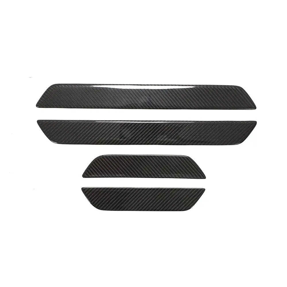 Dynacarbon™️ Carbon Door Sill Trim For Tesla Model 3 2016-2020 1
