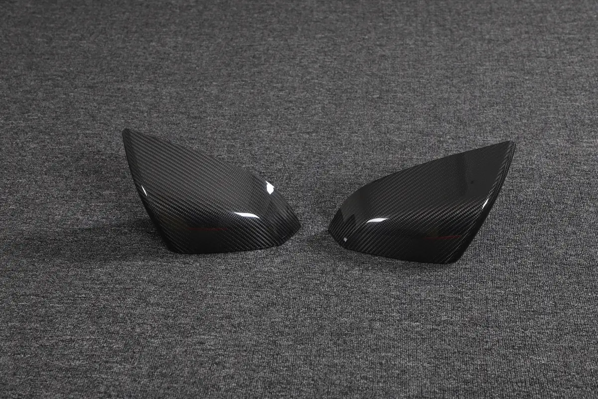 Dynacarbon™️ Carbon Side Mirror Cover For Tesla Model S Plaid 2021-2023 1