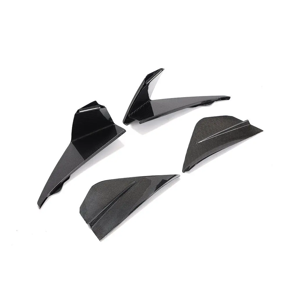 Dynacarbon™️ Carbon Fog Lamp Air Intake Duct Vent Cover For Ford Mustang Gt Coupe 2018-2023 1