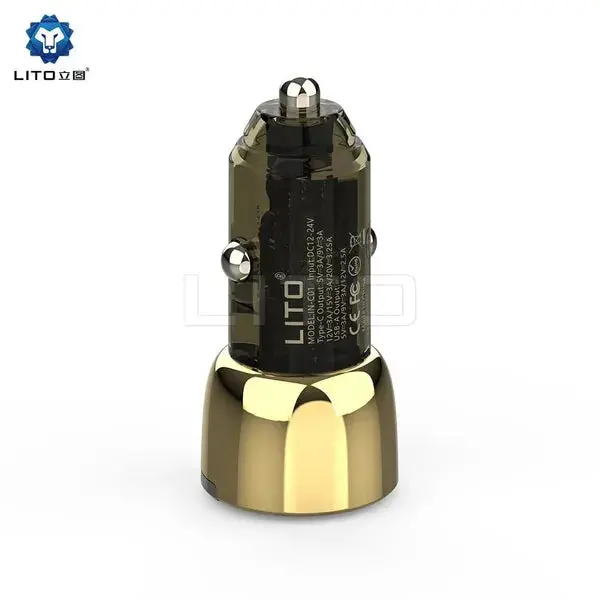 Lito Transparent 95W Ultra-Fast Car Charger 1