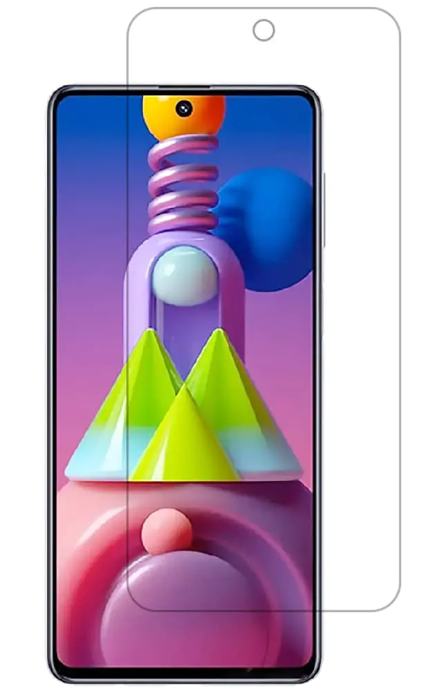 Dealsplant Premium Quality Super D Full Temper Glass For  Samsung Galaxy M51 1