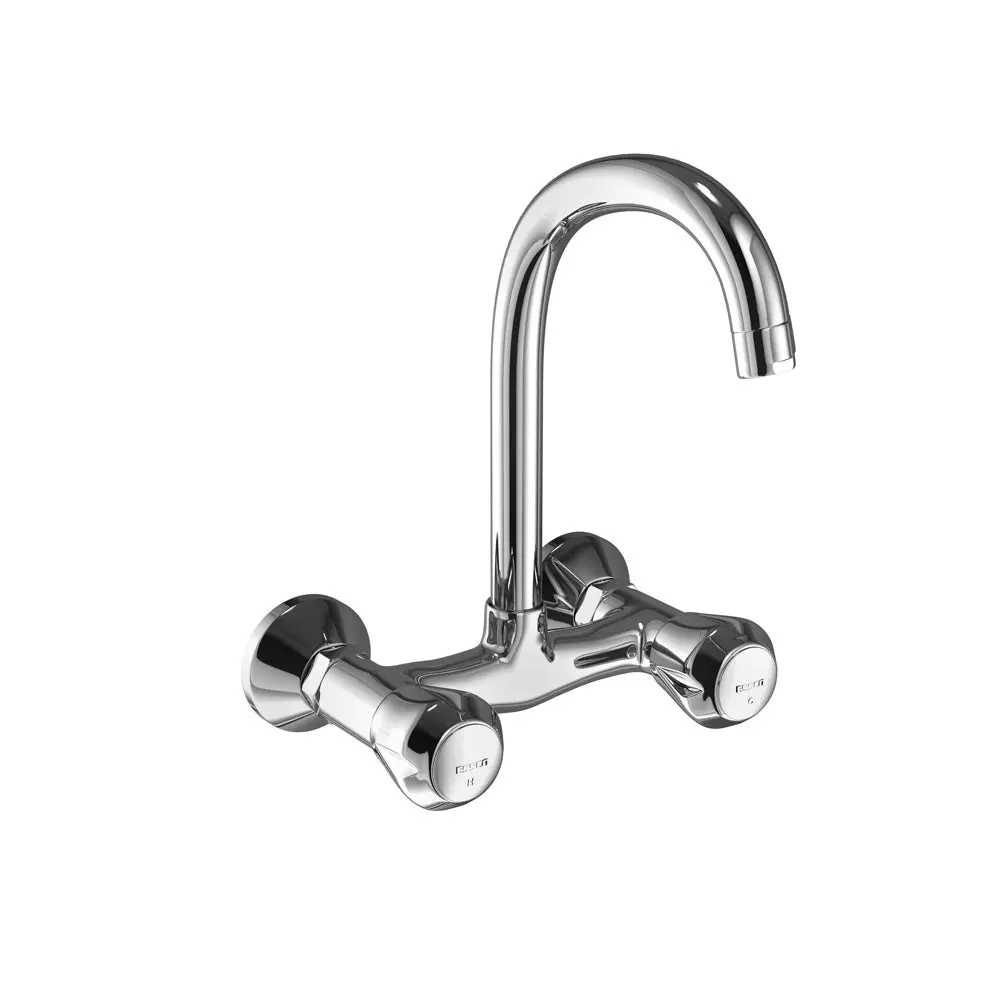 Essco Marvel Sink Mixer With Swinging Pipe Spout (Wall Mounted Model) Mqt-Chr-521S 1