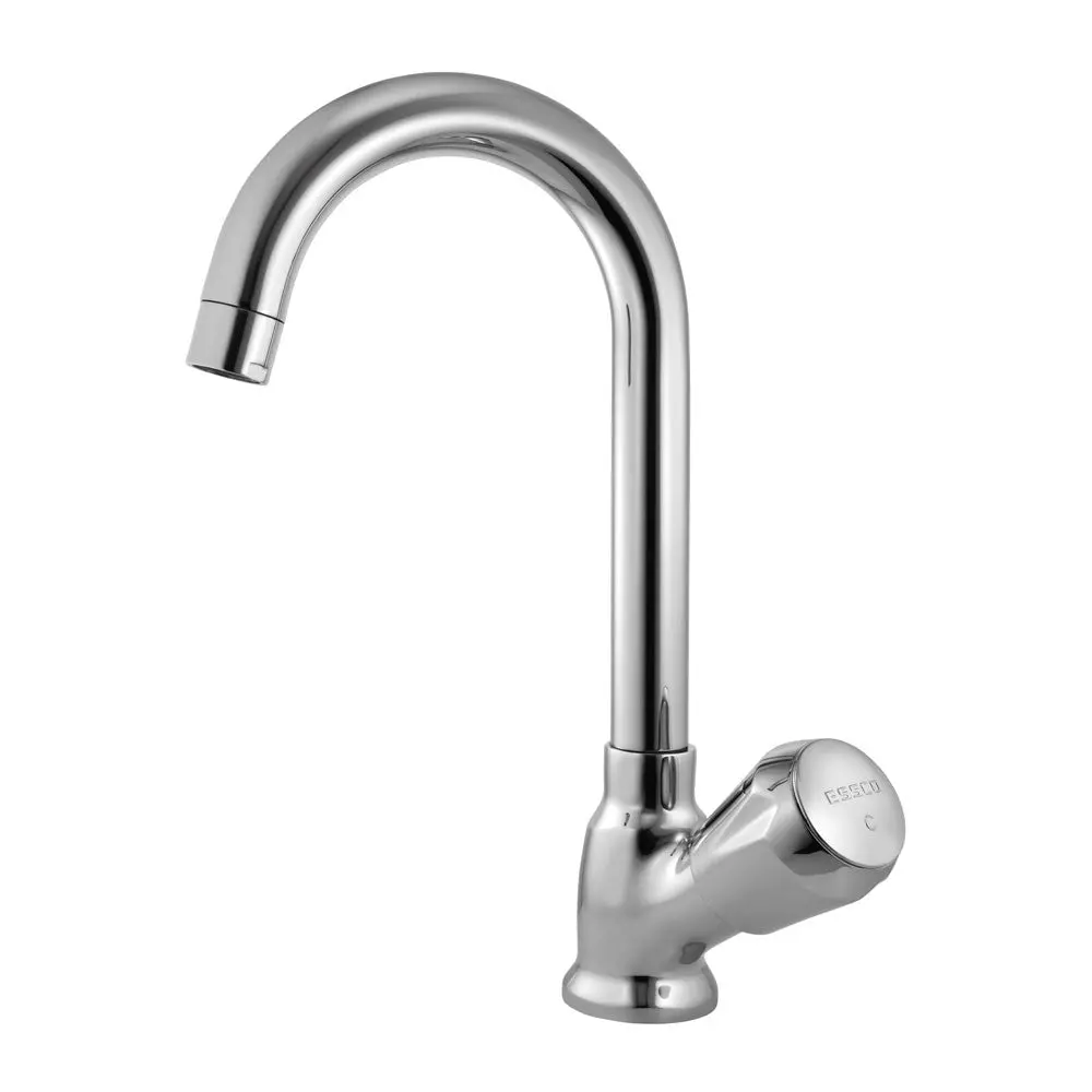 Essco Marvel Sink Cock With Swinging Pipe Spout Table Mounted Model Mqt-Chr-523S 1