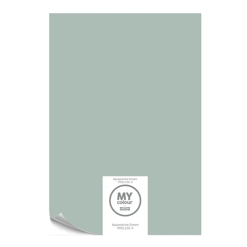 My Colour - Aquamarine Dream Peel & Stick Sample 1