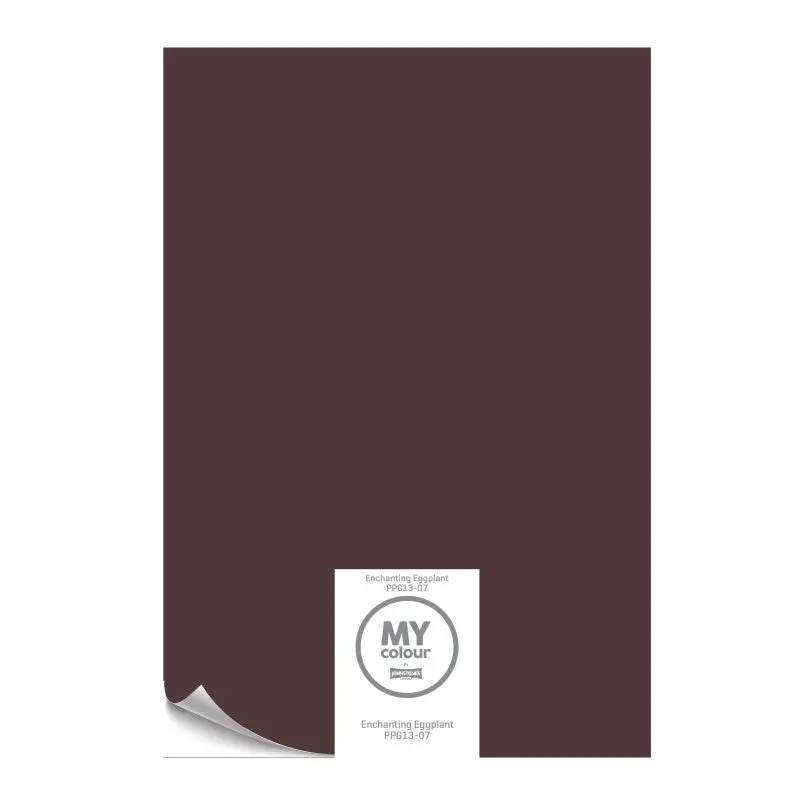 My Colour - Enchanting Eggplant Peel & Stick Sample 1